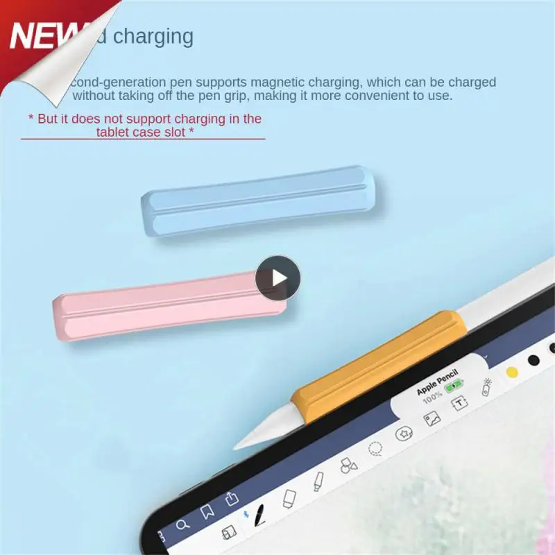 Case Non-slip Soft Easy Grip Case Strong Toughness Silica Gel Silicone Case Touch Pen Cover Non-slip Protective Cover