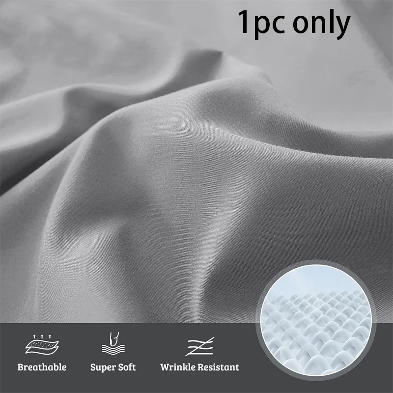 1pc Printing 100% Brushed Polyester Fibre Pillowcases , Soft and Cozy, Wrinkle, Fade, Resistant with Envelope Closure