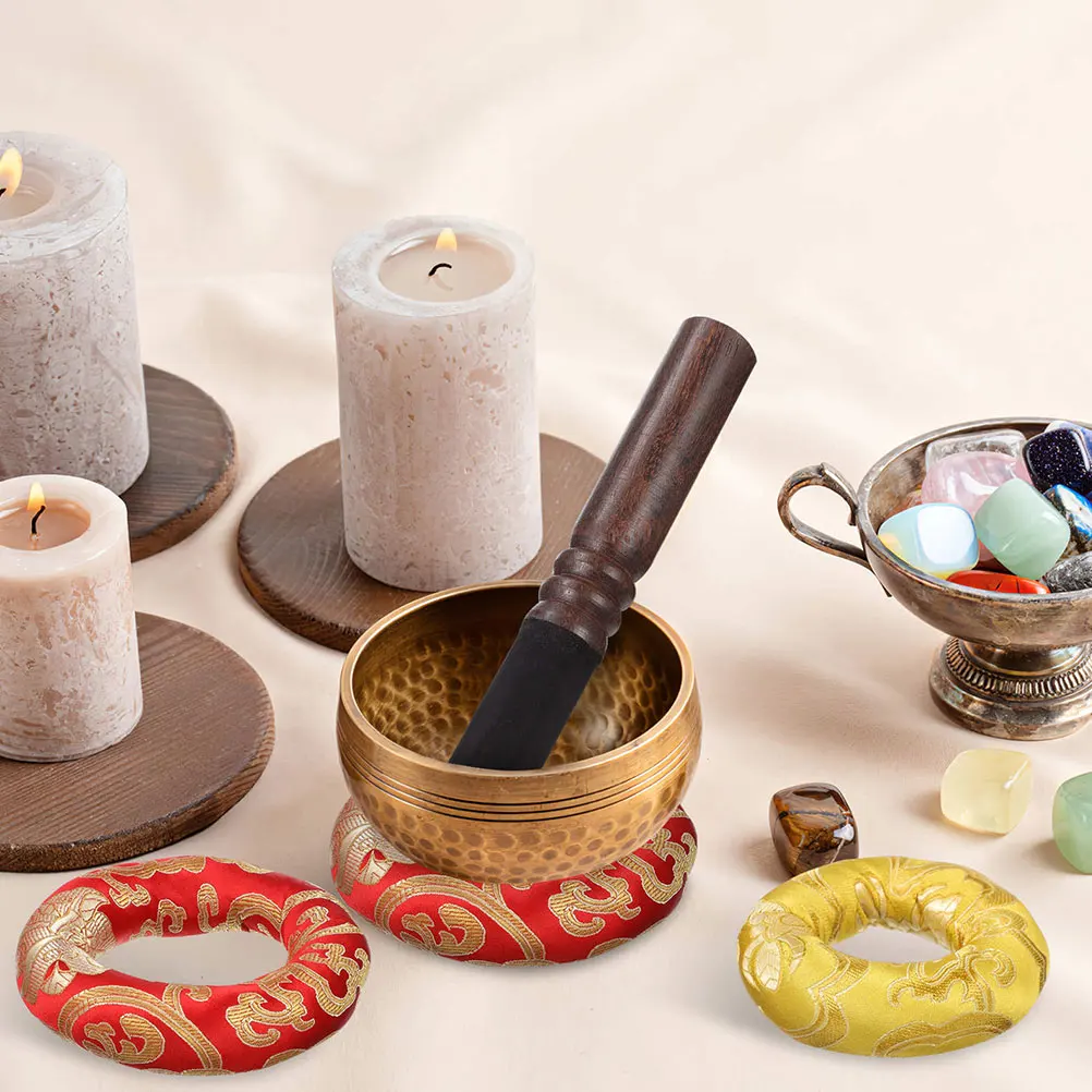 

Singing Bowl Mallet Handmade Wood Craft Durable Easy Clean Temple Yoga Study Meditation Room Accessory Sound Bowl Stick