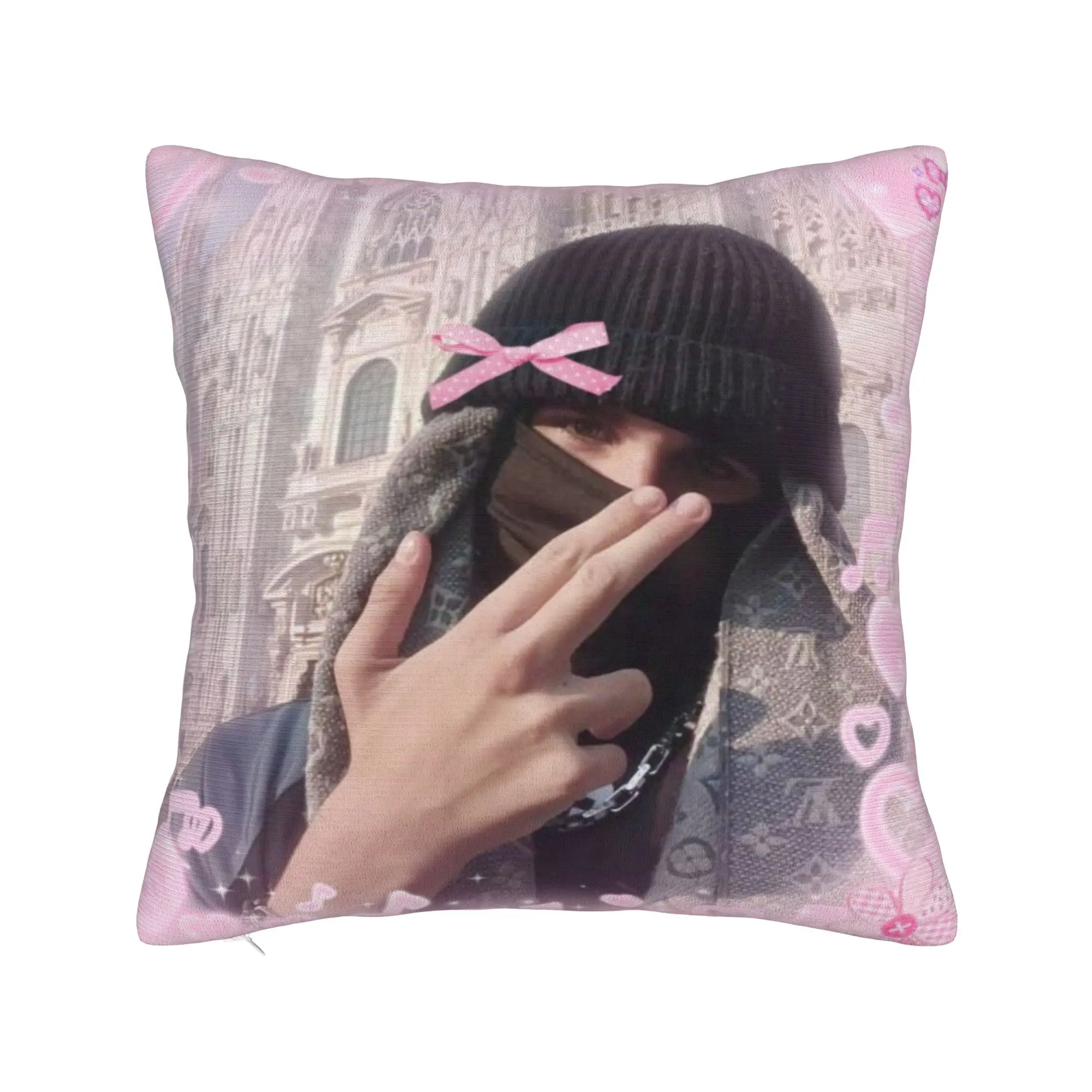 

Seat Decoration Rapper EsDeeKid Pillowcases Merch Pillow Cover Square Multi-Size