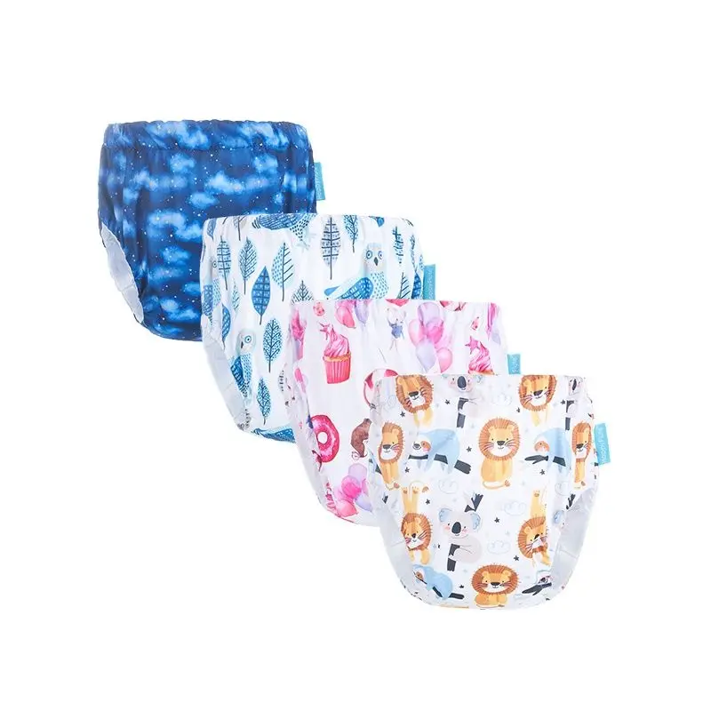 HappyFlute Adjusting Cotton Fabric Inner Training Pants/Baby AIO Cloth Diaper /Reusable Diapers 1pcs Pack