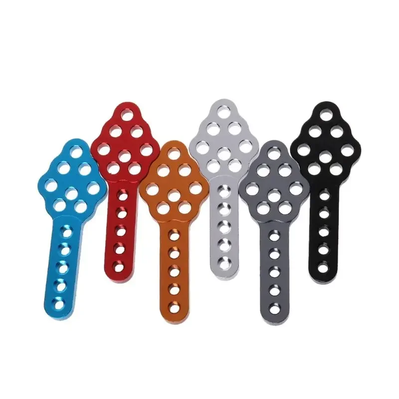 2 шт., обновленное металлическое крепление для амортизатора, регулируемая подставка под углом высоты для радиоуправляемого гусеничного автомобиля D90 D110 R7RB Axial SCX10 90046