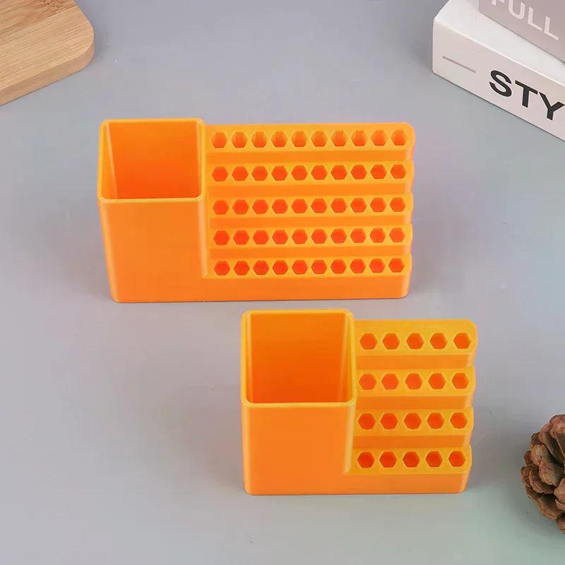 1Pc Drill Holder 20/50 Holes Bit Organiser Screwdriver Head Storage Toolbox Hole Board Screwdriver Stand Hex Shank Organiser