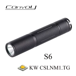 Convoy S6 Flashlight with KW CSLNM1.TG Led Lanterna White Light Torch 18650 Flash Light Camping Fishing High PowerLatarka
