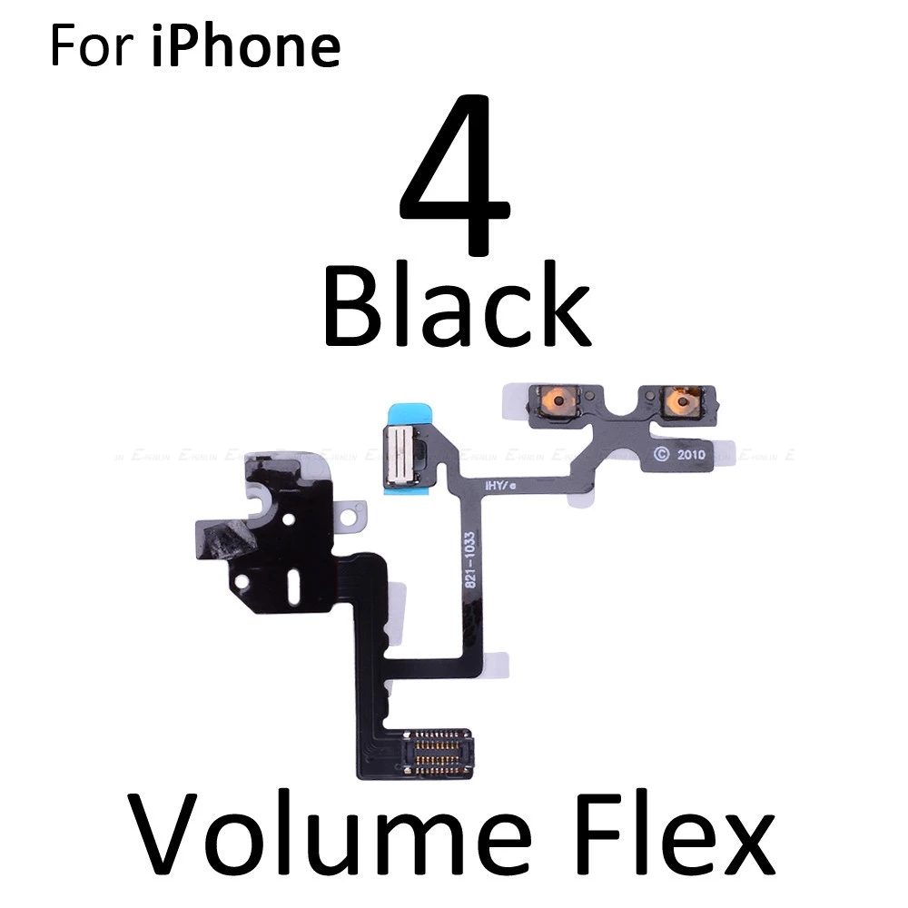 Power On Off Button Volume Switch Key Control Flex Cable Ribbon For iPhone 6 6S Plus 4 4S 5 5S 5C SE 2016 Repair Part