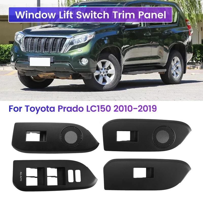 

Car Window Lift Switch Trim Panel For Toyota Prado LC150 2010-2019