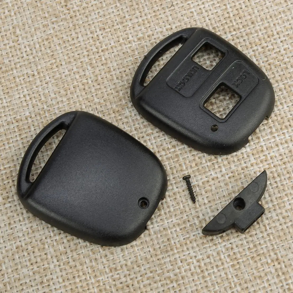 2 Button Remote Control Car Key Cover Case Fob Holder Shell Case Fit for Toyota Corolla RAV4 Camry Echo Prado Avalon