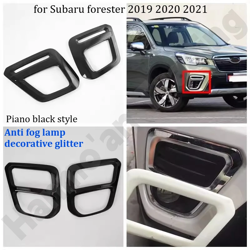 

for Subaru forester 2019 2020 2021 Front fog lampshade/modified anti fog lamp decorative glitter/modified accessories