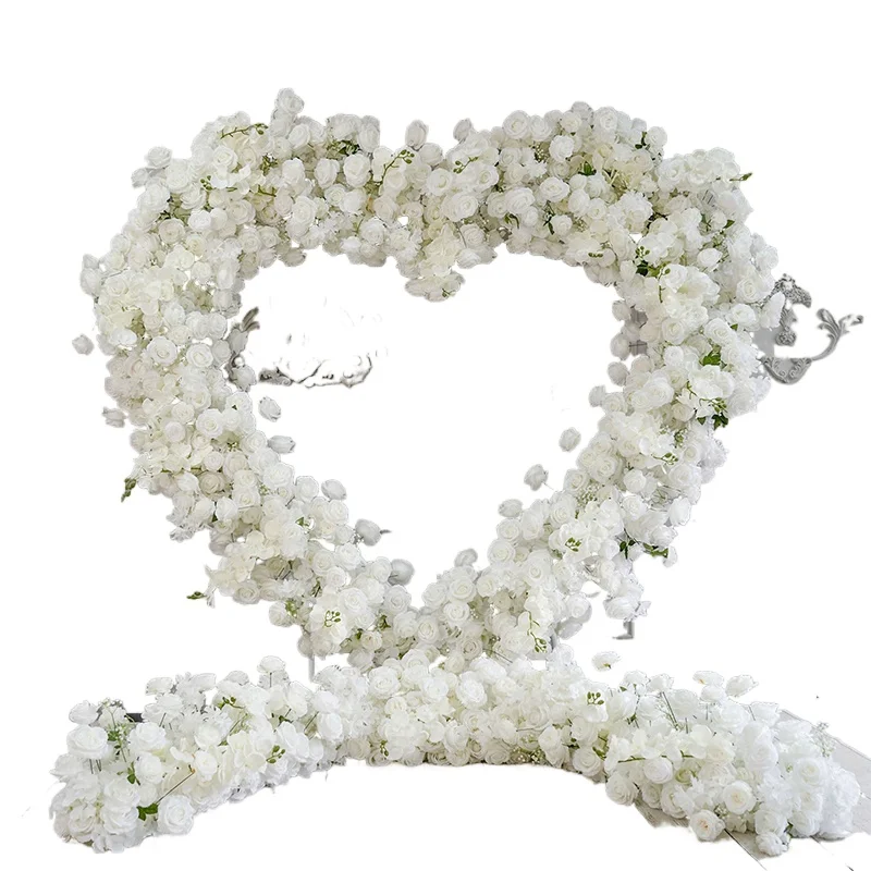 Love Arch Flower Background Elegant Flower Wedding Decoration