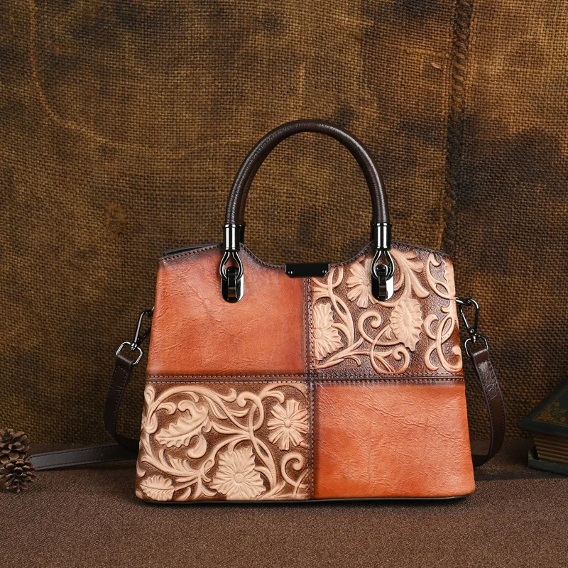 

Soft Cow Leather Personal Customization Handmade Art Painted Original Brand Women Shopping Bag Handbags Luxury Designer Unique