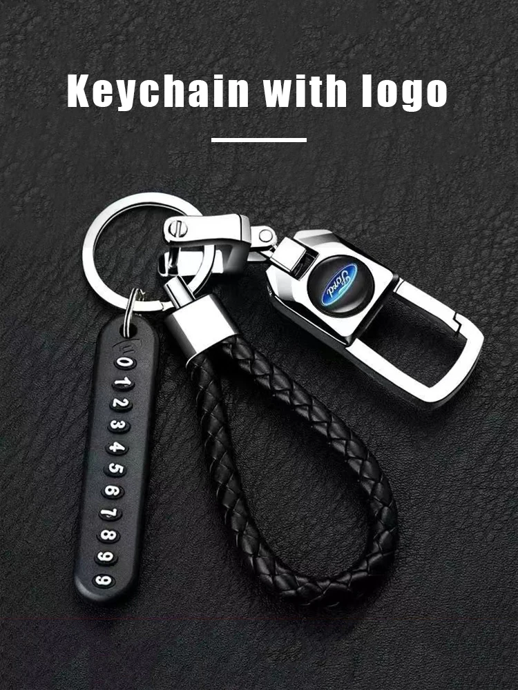 Metal Car Styling Key Chain Creative Keyring For Ford F150 F250 Mondeo Focus MK3 Mk4 Mk5 C-MAX Fiesta Ranger Galaxy Fusion Kuga