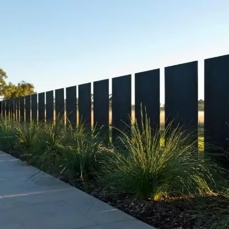 Corten Steel Privacy Fences Garden Home Construction Cattle Panel Fence / Fence Panels Metal