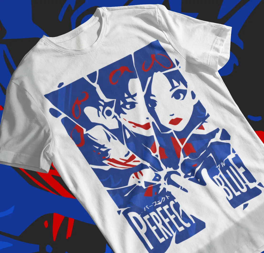 

Perfect Blue T-Shirt Gift Horror Anime Manga Perfect Blue Mima Kirigoe Soft Tee