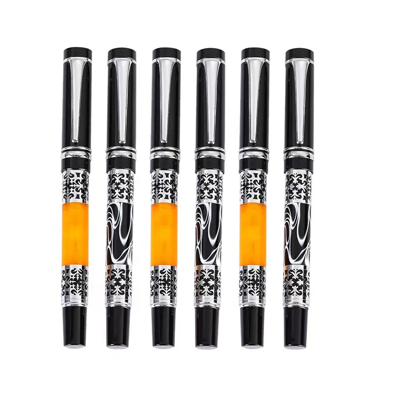 Vintage Business Acryl Füllfederhalter Feine Feder Exquisiter Kalligraphie-Stift Geschenkstift zum Schreiben von Schreibwaren Büro Schulbedarf – Detail 6
