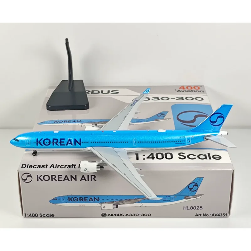 

Aviation 1/400 Scale Korean Air A330-300 HL8025 Alloy Aircraft Model Collection Decoration Item
