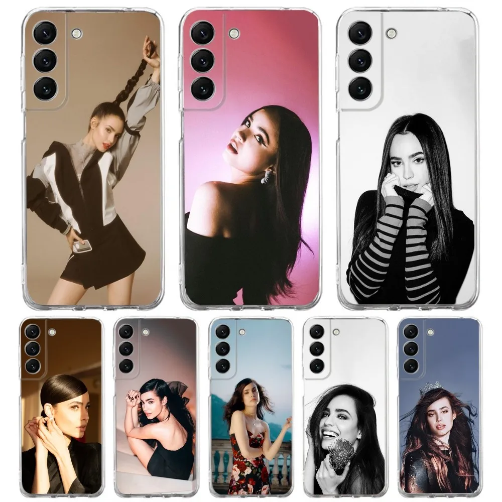 S-Sofia C-Carson Phone Case Silicone Case For Samsung S30,S23,S21,S22,S20 Ultra,S20 FE lite,S10,S9,S8 PIus Cover Clear