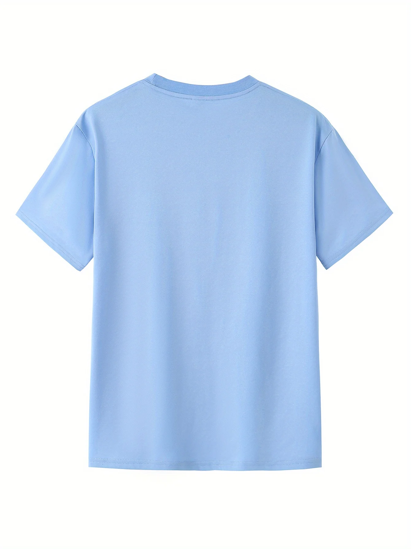 Summer men's 100% cotton comfortable casual loose plus size NEW YORK CITY printed sports round neck short sleeved T-shirt top image 6