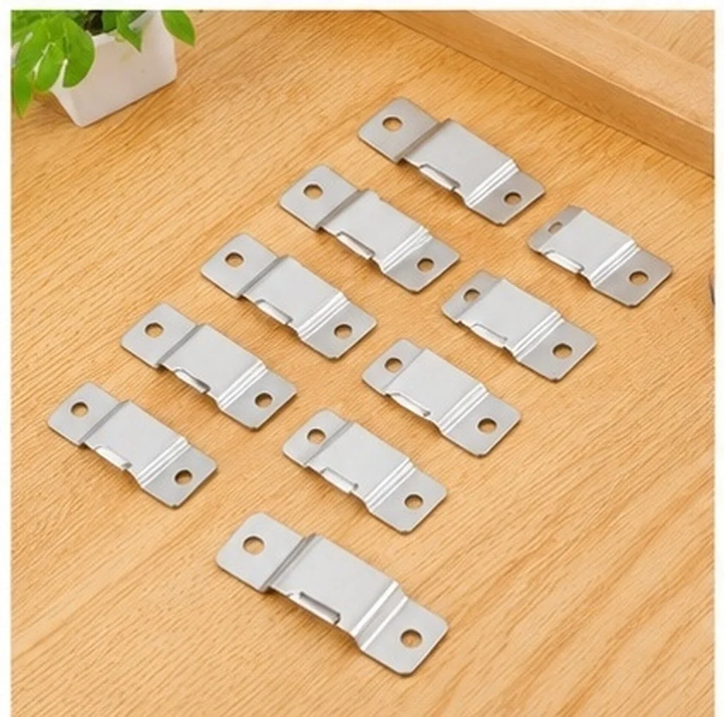 10pcs Iron Tape Measure Holder Clip – Easy Install, Tight Fit, 2-Hole for Belt, Pants, Pocket & Wall Mount