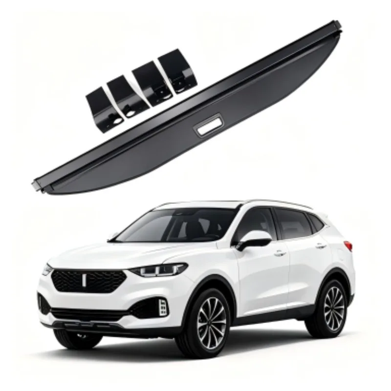 

Cargo Cover Trunk Privacy Shade Rear Security Partition Anti-Theft Shield Retractable Organizer for WEY VV6 2018-2021