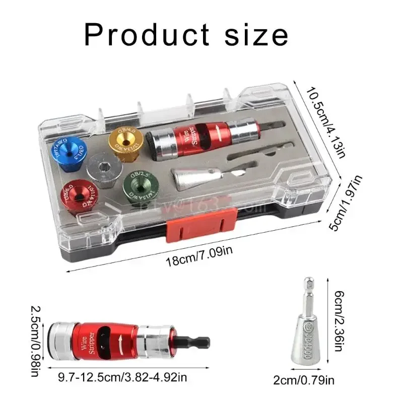 Wire Tool Set Wire Stripping and Twisting Tool Professional Wire Twisters Tool for Drill Wire Tool