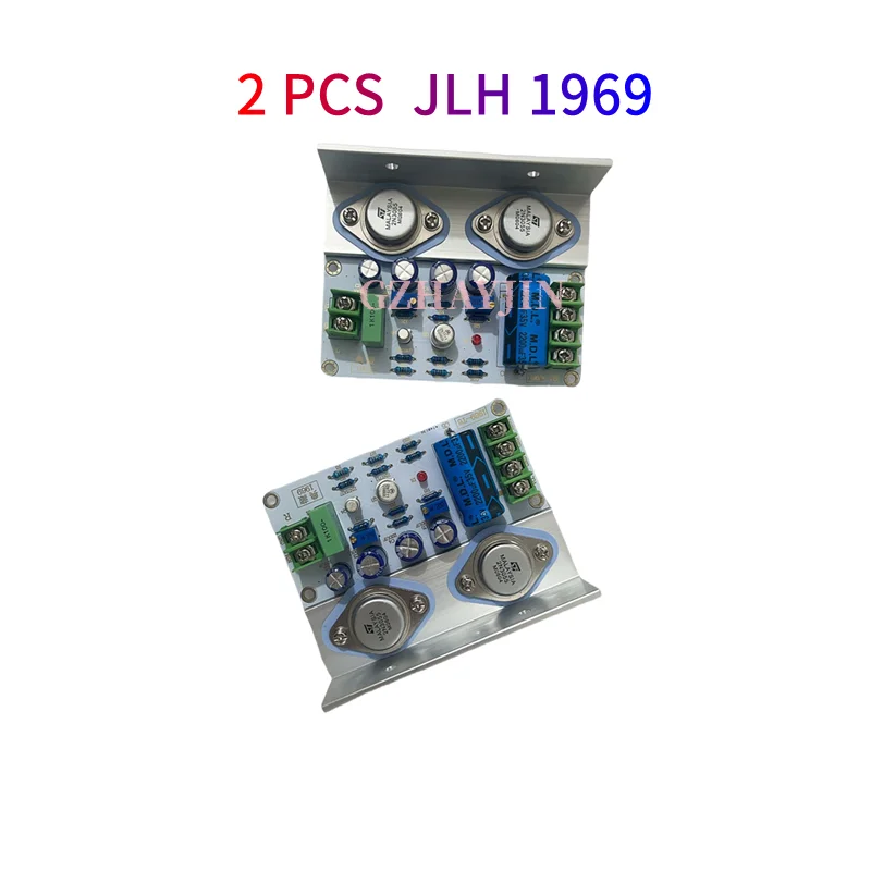 2 PCS Hifi JLH 1969 Amplifier Audio Class A Power Amplifier Board Stereo High Quality For 3-8 inch Full Range Speakers