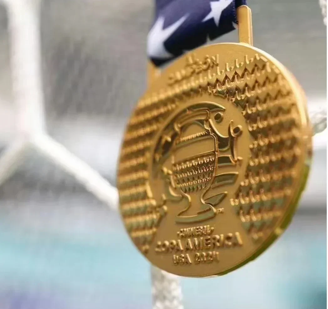 

The 2024 Copa América Final Medals The Metal Medals Fans Souvenirs