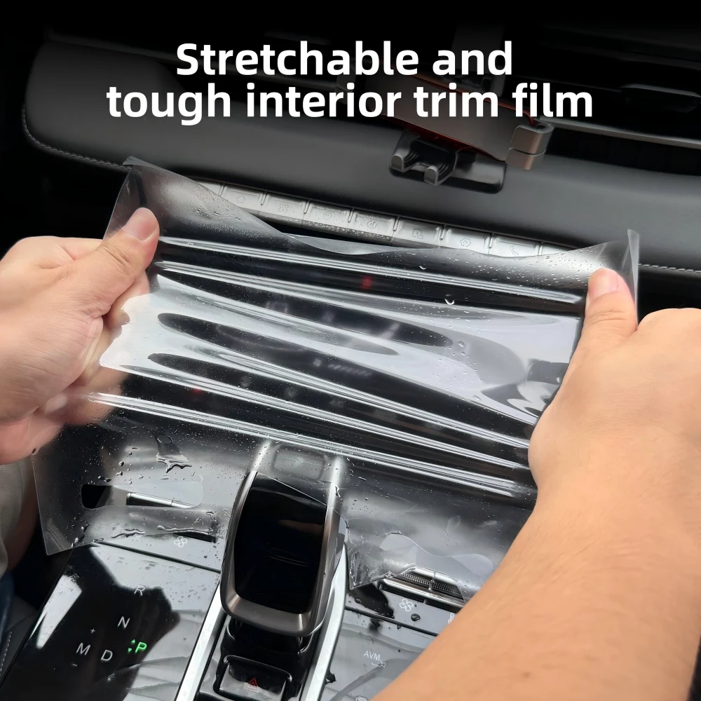 For Mazda CX30 2020-2024 Car Center Console Gear Panel Navigation Screen TPU Interior Protective Film Anti-Scratch Repair LHD