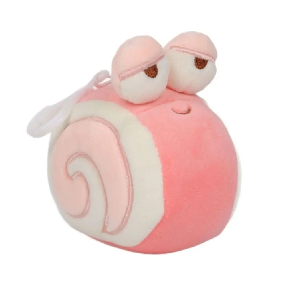 Kawaii Plush/PP Cotton Doll Keychain Swiss Snail 7CM Doll Keyring Bag Ornaments