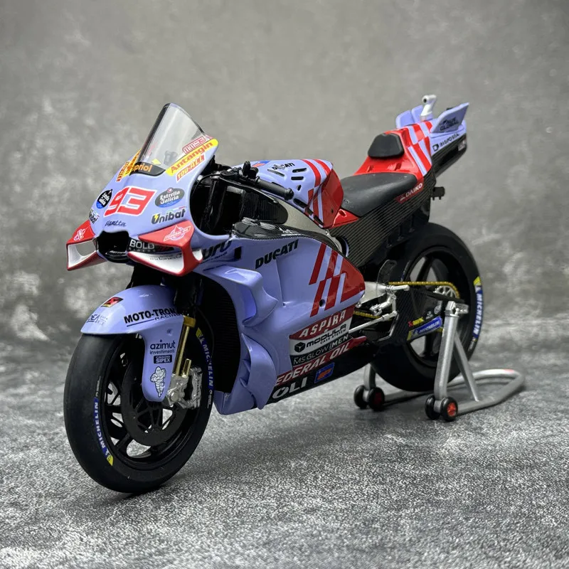 

KILOworks 1:12 Ducati Desmosedici GP24/GP23 — заводской велосипед Pramac Racing Team MotoGP, модель мотоцикла из сплава, коллекционные автомобили