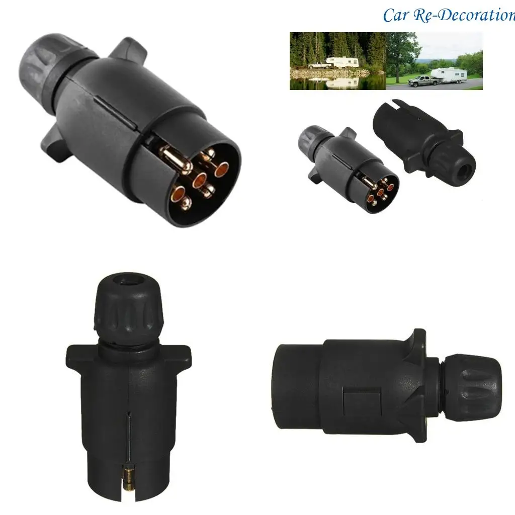 

R58D 7 -контактный адаптер разъем 12 В буксировка буксируя водонепроницаемый адаптер Адаптер Стандартный европейский грузовик