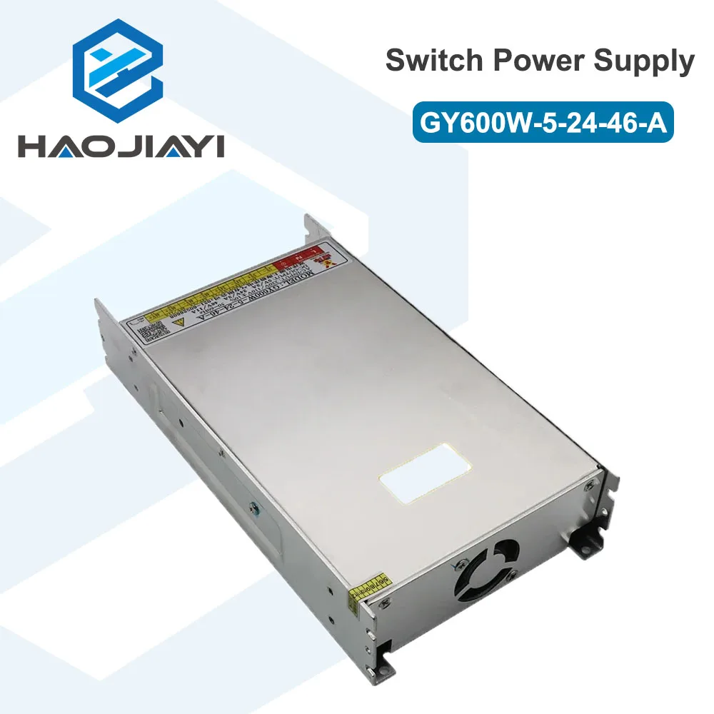 

HAOJIAYI CNC Router Switch Power Supply GY600W-5-24-46 Output DC5V 3A 24V 3A 46V 11A for Laser Cutting and Engraving Machine
