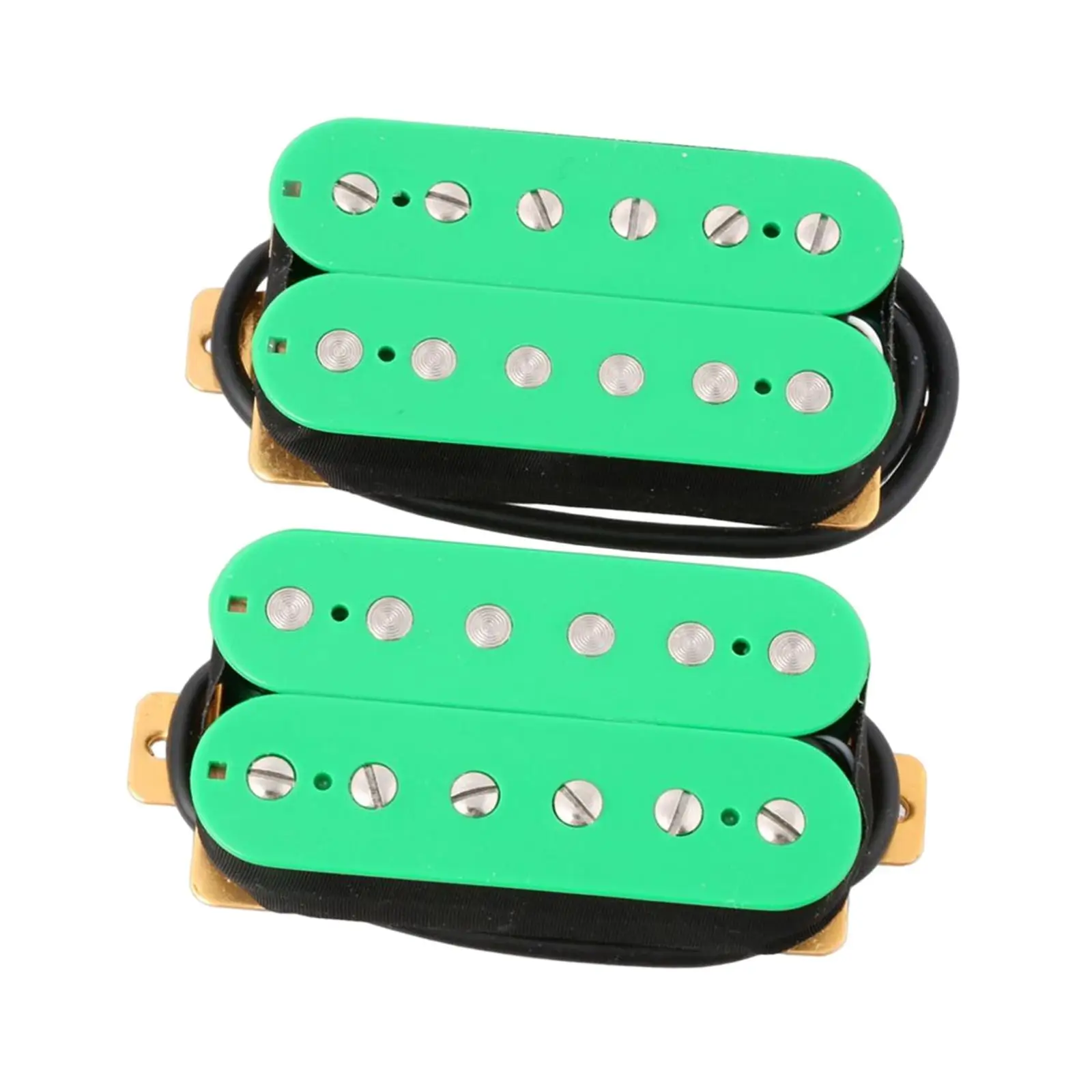 2Pcs Double Coil Pickups Alloy Musical Instrument Parts for Acoustic Electric