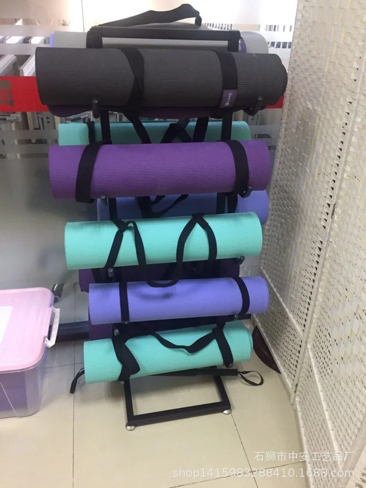Yoga mat foam shaft yoga column foam roller fitness yoga stick mace massage stick storage rack, custom