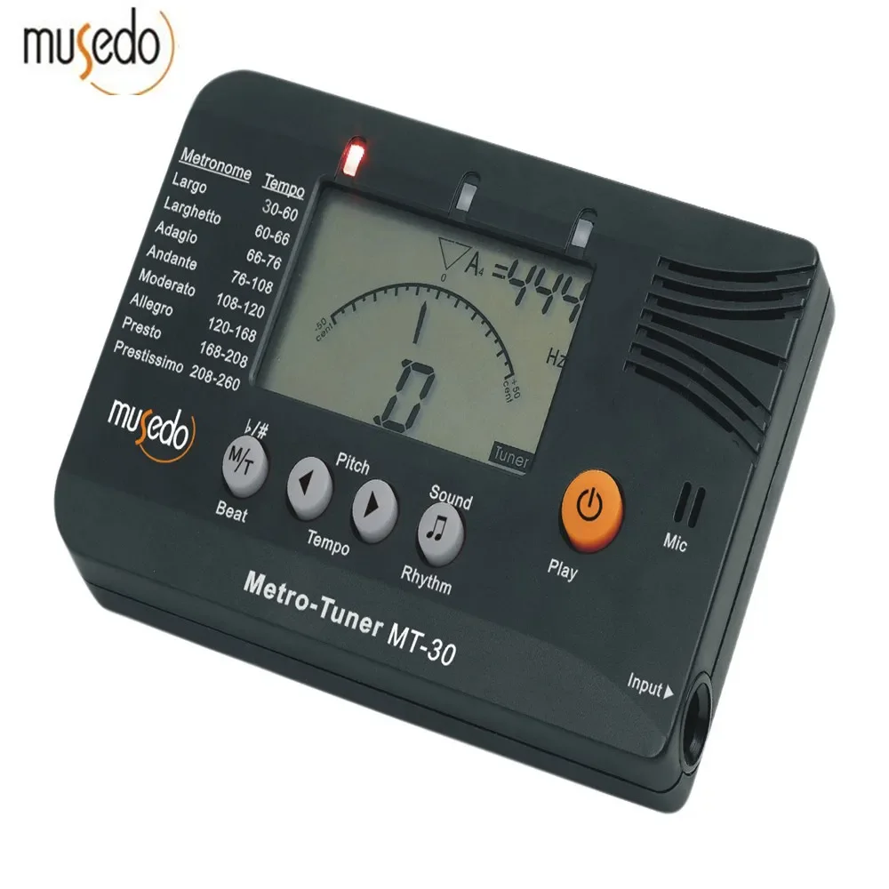 Musedo  MT-40  MT-80 Professional Precision LCD Guitar Metronome Tone Generator Guitar Tuner