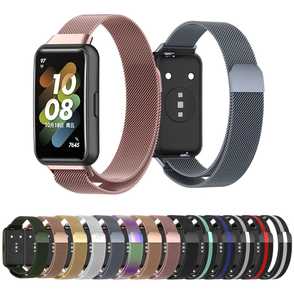 

Milanese Band For Huawei band 7 Sports Watch Strap Smart Watch Smart Bracelet Strap For Huawei band7 Replacement Wristband