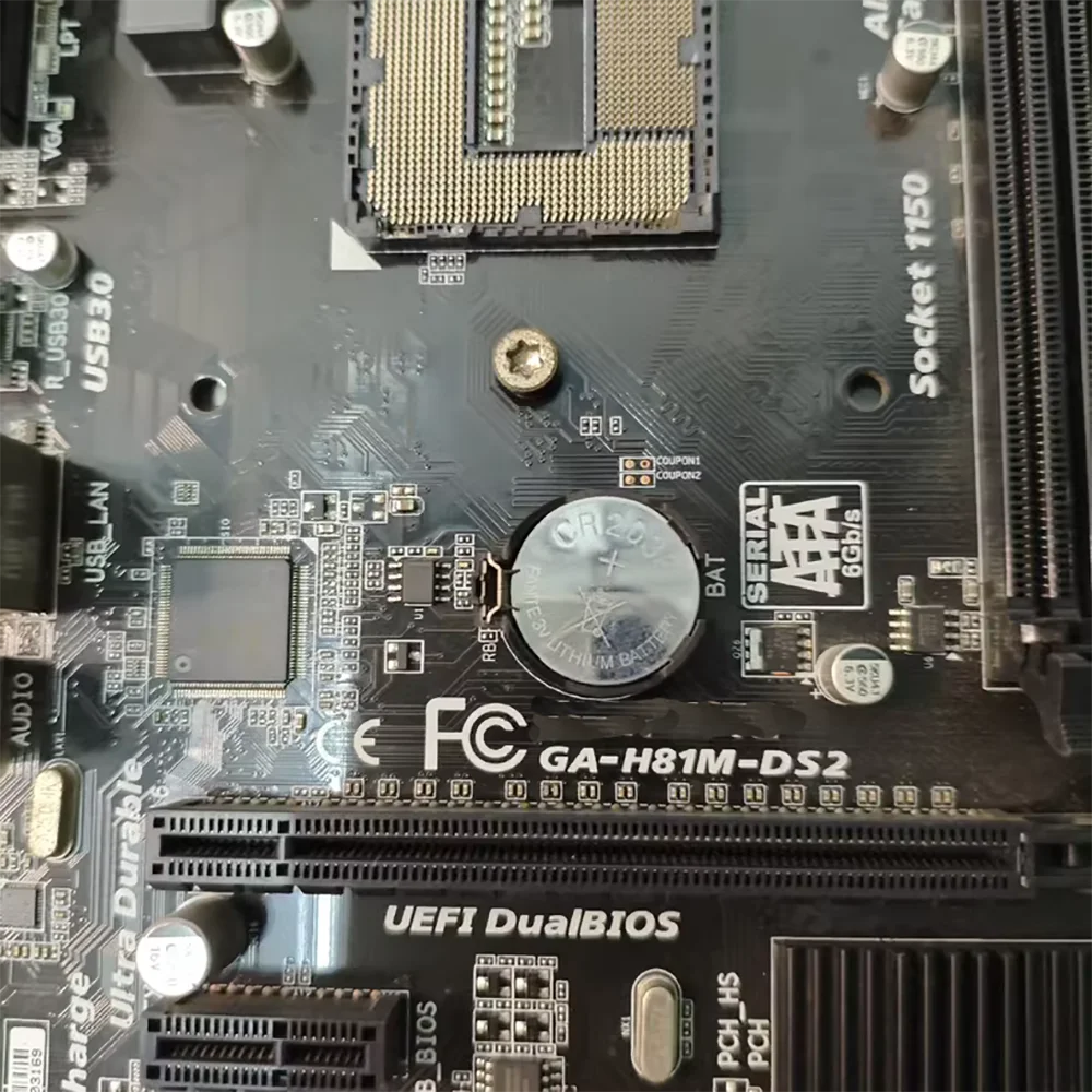 Para placa base Gi-ga-byte GA-H81M-DS2