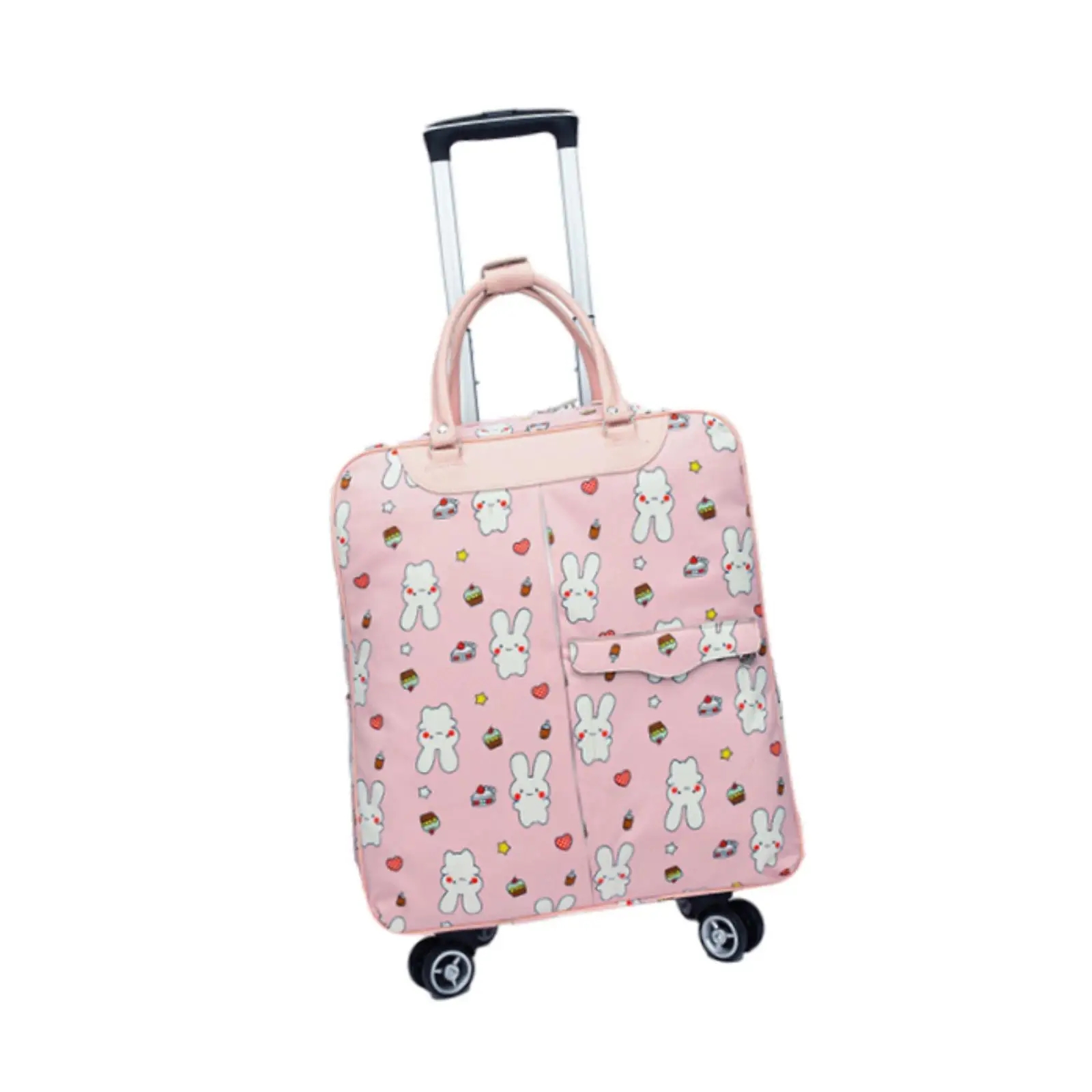 Rolling Duffle Bag with Wheels Shoppping Trolley Bag for Beach Picnic Travel