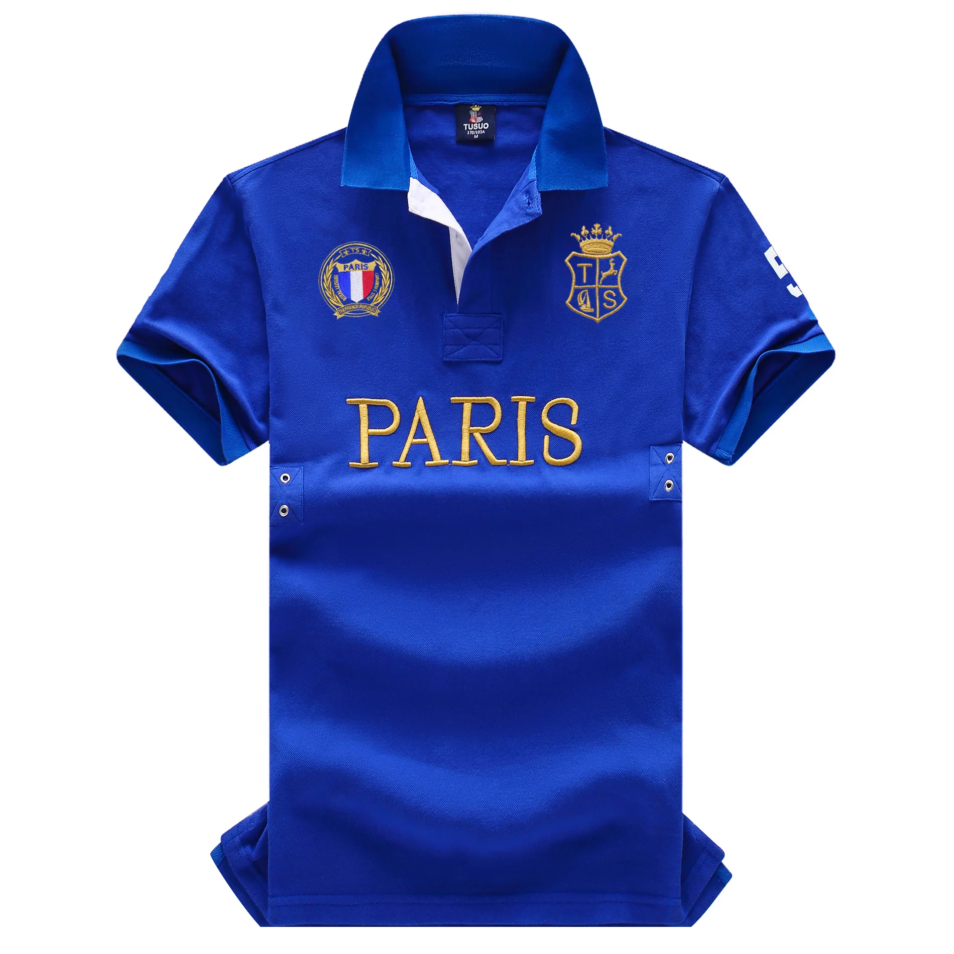 

PARIS Men's Polo Shirt New in Tops & Tees Short Sleeve Fashion Collar Tee Shirts for Men Plus US Size 5XL 7XL Summer Clothes