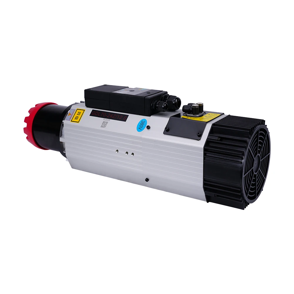

Durable Ceramic Bearings CNC Electric Spindle 220V/380V 9KW 800HZ Air Cooled Motor with ISO30 Tool Holder for ATC