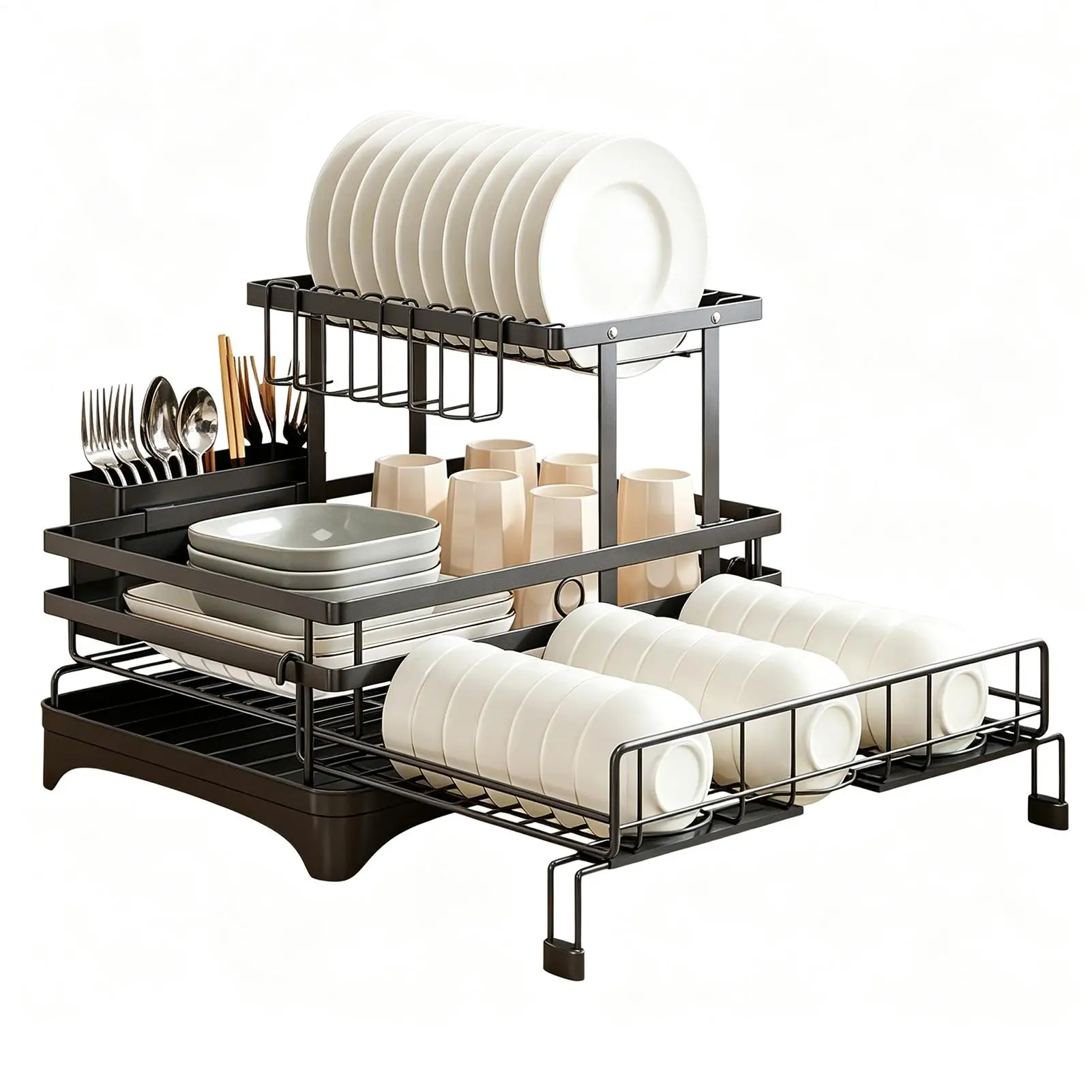 escurridor-de-platos-extensible-de-acero-al-carbono-organizador-de-encimera-escurridor-de-platos-para-cocina-accesorios-para-fregadero-para-tazones-tazas-cubiertos-y-esponjas