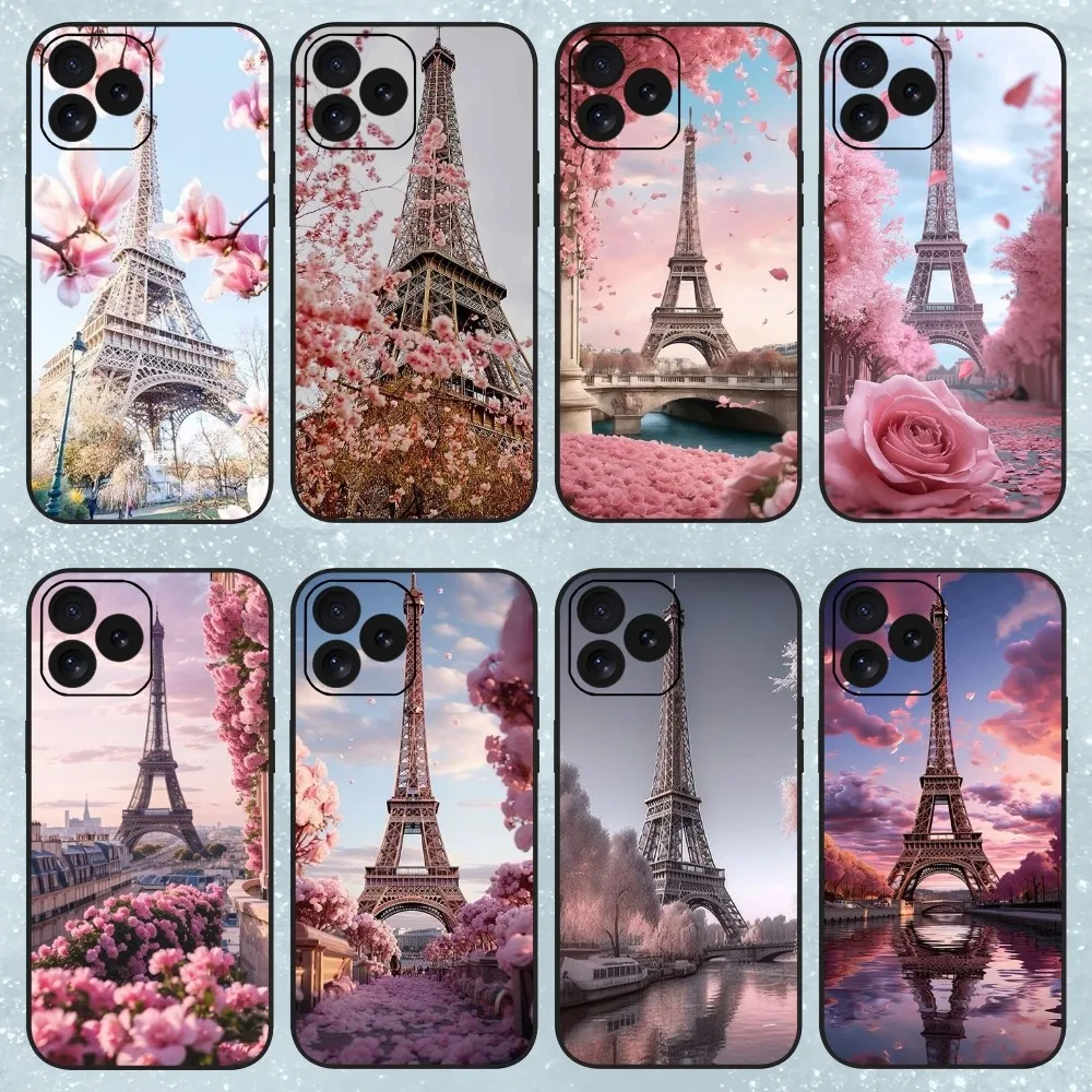 

Fashion Tour E-Eiffel France Phone Case For iPhone 11 12 13 14 15 8 XS Mini X XR PRO MAX Plus Cover