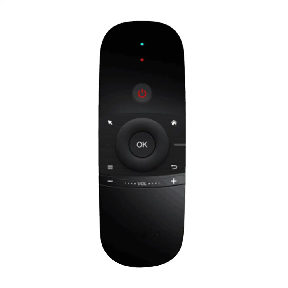 2,4g Wechip W1 Air Mouse teclado inalámbrico Control remoto Ir aprendizaje remoto detección de movimiento de 6 ejes para Tv Android Tv Bo O5z0