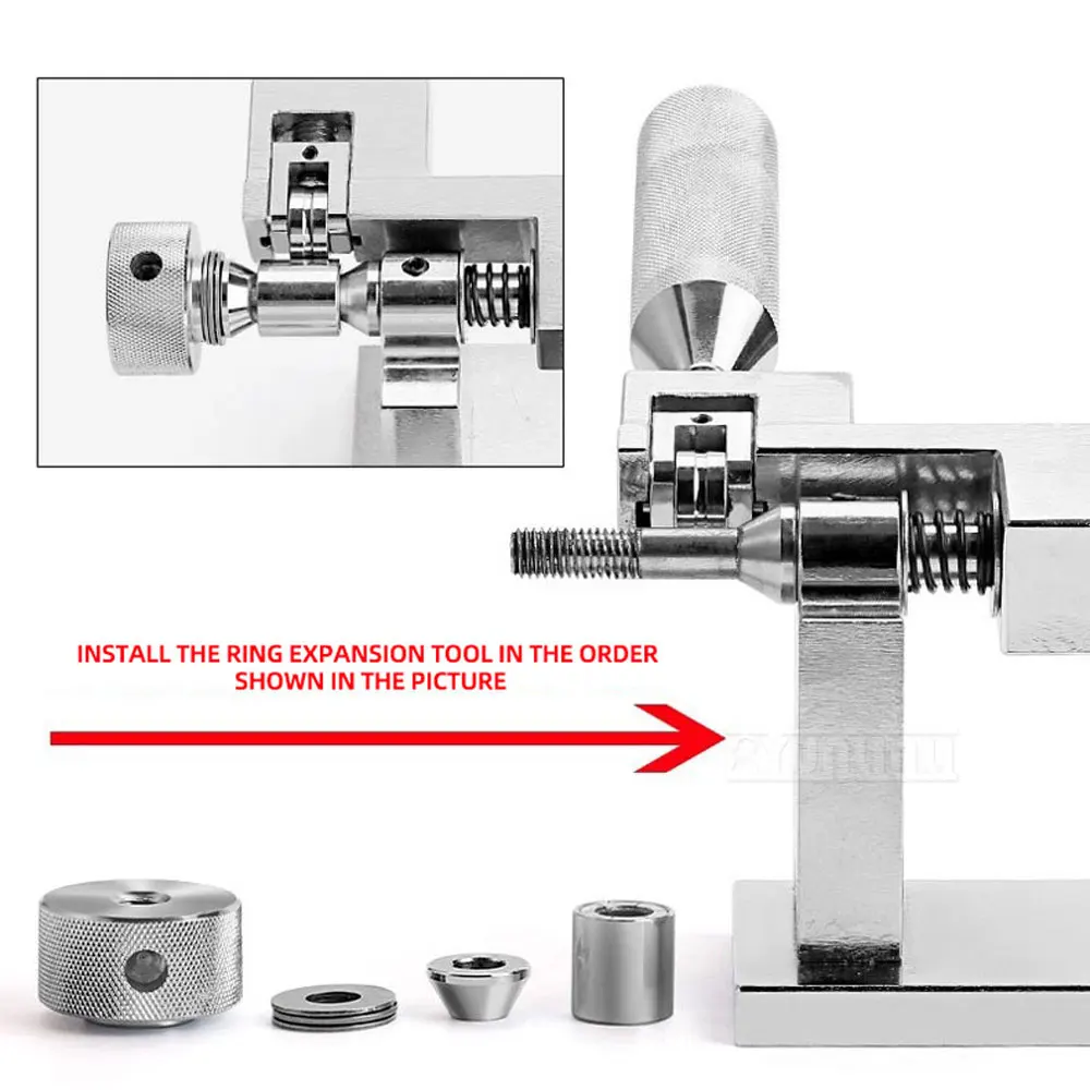 Ring Stretcher, Diamond Ring Enlarger, Gold and Silver Jewelry Ring Expansion Tool, Corrective and Plasticizing Ring Enlarger