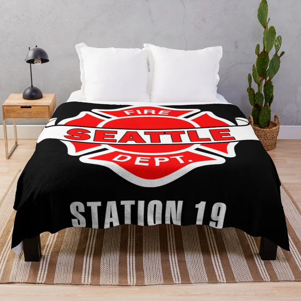 

seattle Throw Blanket Baby Plush Multi-Purpose Personalized Gift Blankets