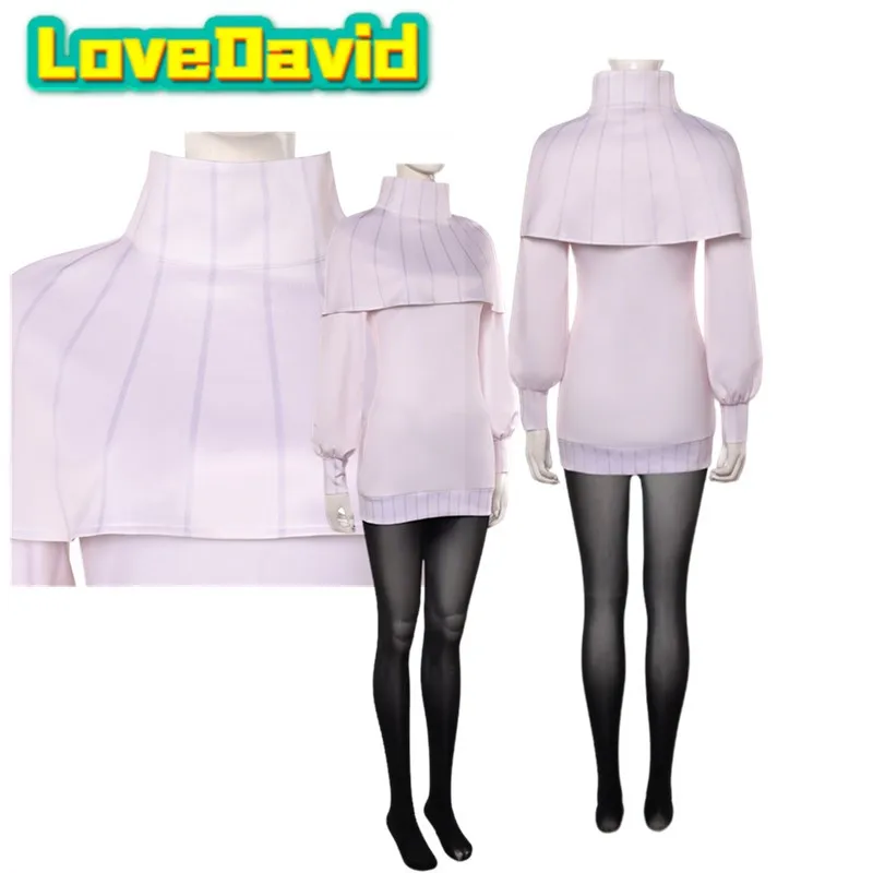 Disfraz de Cosplay de Anime 2026 Fantasia Hana Kurusu para Mujer Adulta, Top, Capa, Medias, Traje para Halloween, Carnaval y Fiestas
