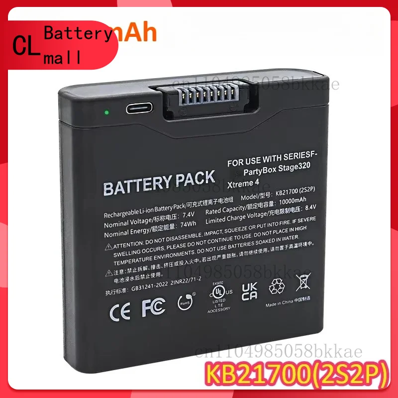

Новый 9444 мАч 10000 мАч для JBL Xtreme 4 Partybox 320 Stage320, зарядная батарея, универсальный Bluetooth-динамик FG4CELL 21700X