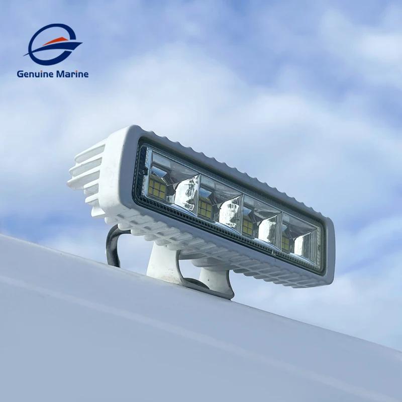 Marine-Außenleuchten aus Edelstahl, IP67, für Terrassendielen, Schiffe, LED-Flutlichter, 1150 lm, 2025