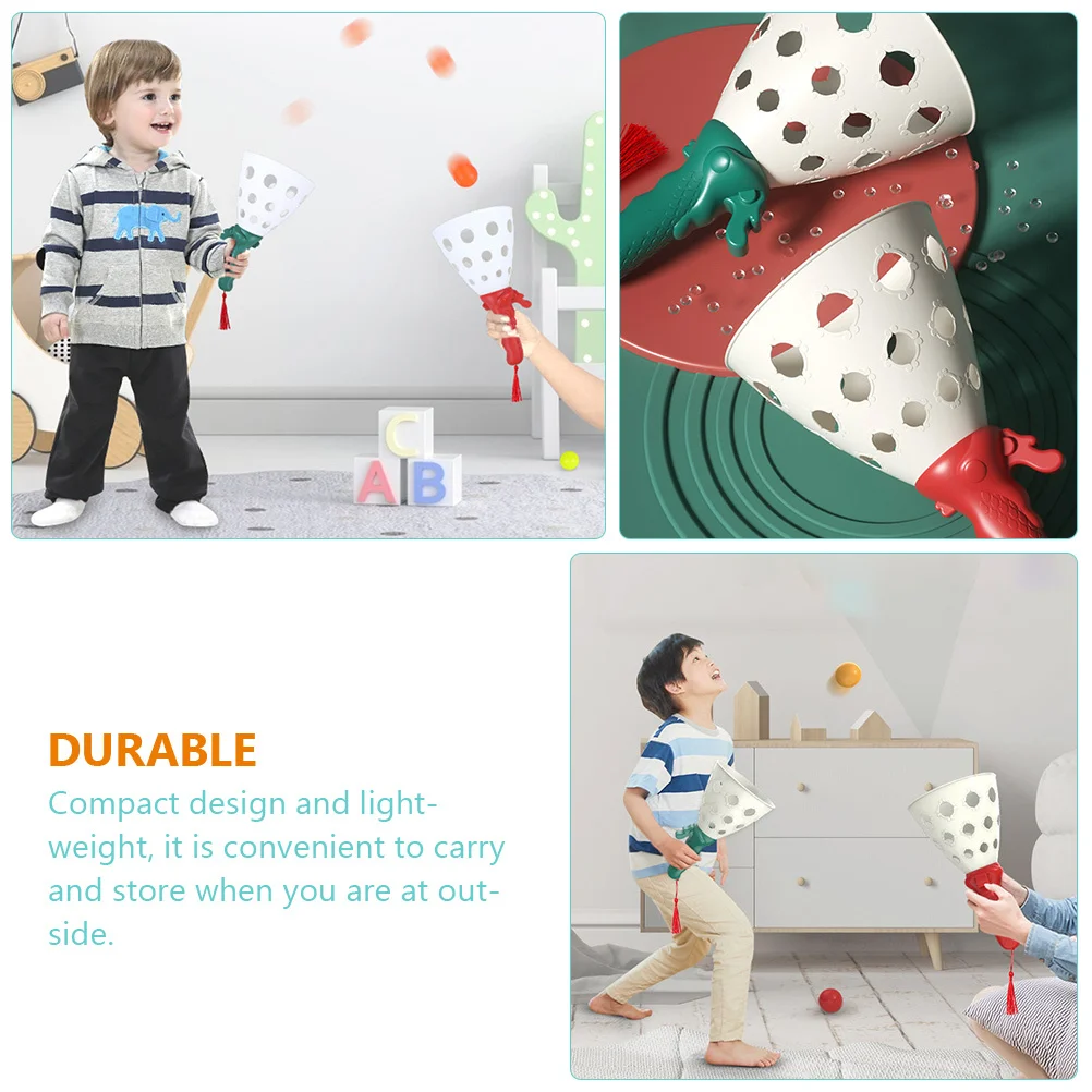 

1Set Pop-Catch Ball Game Interactive Two-Person Compact Lightweight Catch Launcher for Outdoor Kids Supply Pop-Catch Ball Game