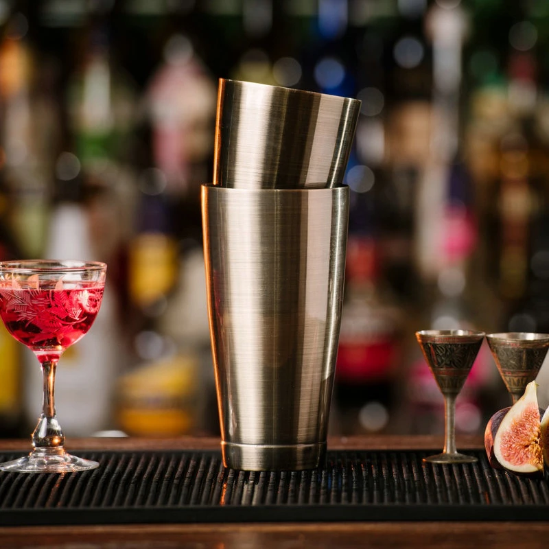 Stainless Steel Cocktail Shaker Tin on Tin 28&18oz  Professional Bartender Cocktail Shaker  Boston Shaker Drink Party Bar Tools