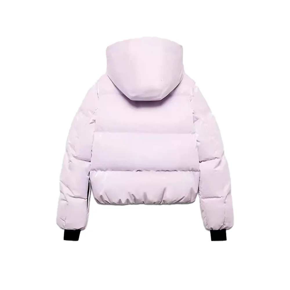 2022 Winter Nieuw Product Dames Lange mouwen Opstaande kraag Katoenen jas met capuchon Winddicht en waterdicht Bell-bottom-broek